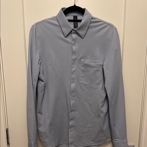 Lululemon Athletica Blue Casual Button Down Shirt